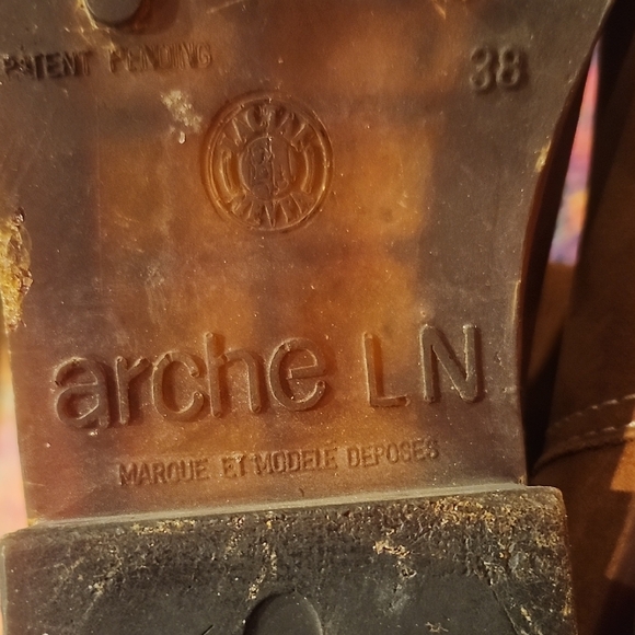 Brown Suede Boots with Flower Accents - Picture 6 of 8